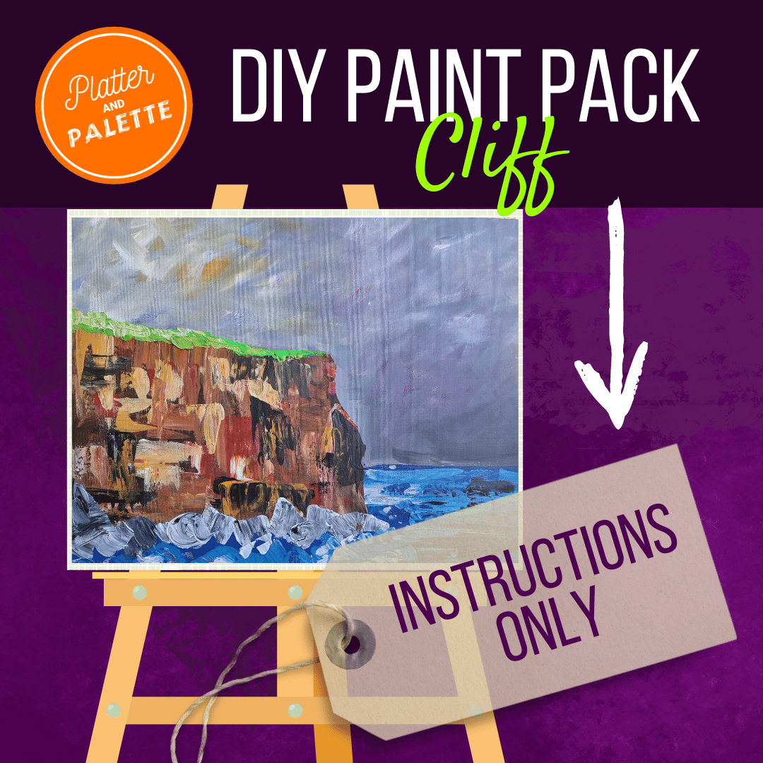 DIY Painting Instructions Only Cliff